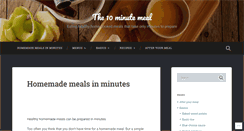 Desktop Screenshot of 10minutemeal.com